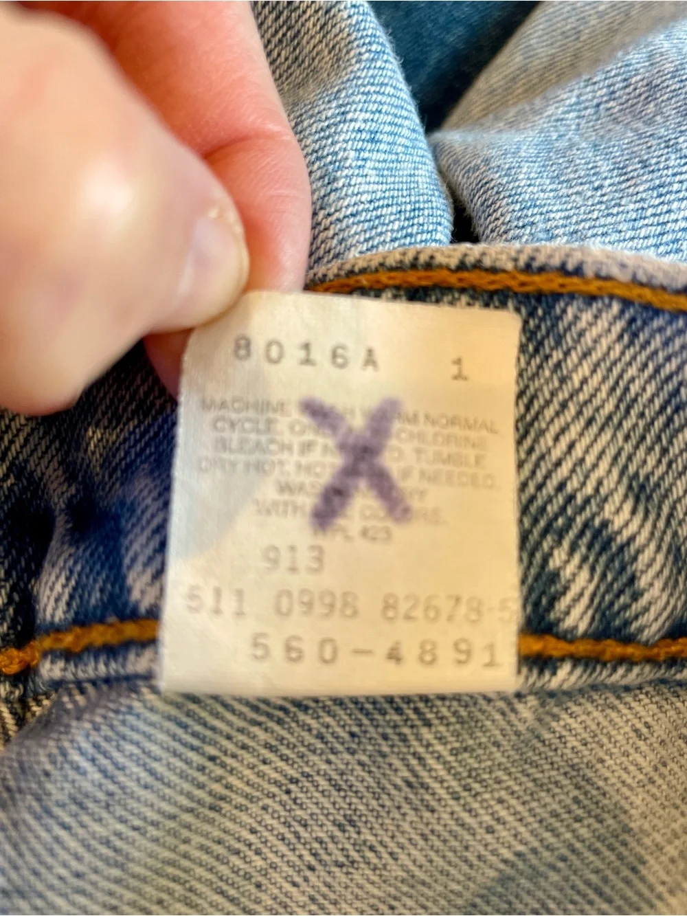 Vintage Levi's 560 Denim Jeans Mens 90s 1998 33 x 36 Loose Fit Tapered Leg